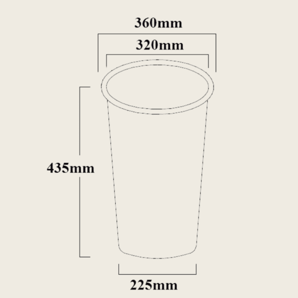 Wkład okrągły stożkowy wymiary