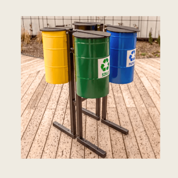 Kosz do segregacji Vega 4 x 30L Kosz do segregacji Vega 4 x 30L