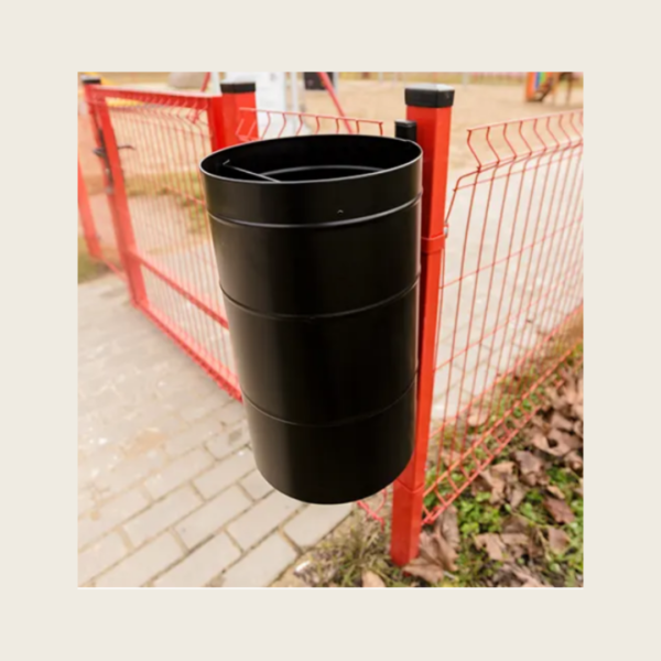 kosz na ściane bez daszka Post bin