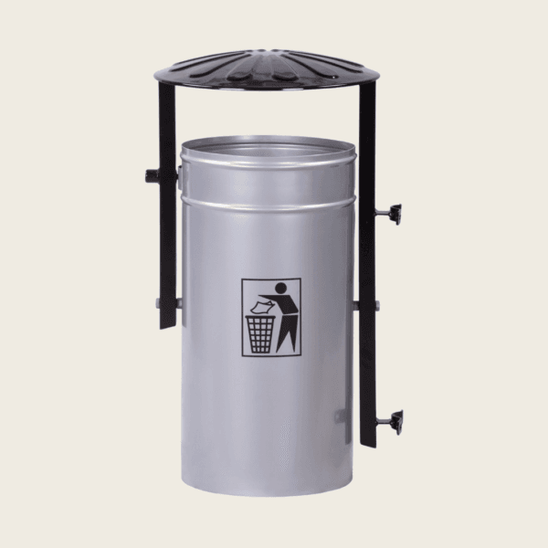 Kosz na słupku Recto 50L (12)