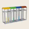 Stacja do segregacji Aero Sort 4 x 65L