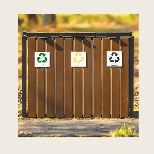 Stacja do segregacji Cubo 3x75L Stacja do segregacji Cubo 3x75L