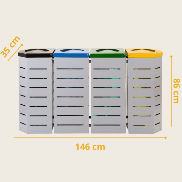 Stacja-do-segregacjiTitanium-4-x-80L-wymiary Stacja do segregacji Titanium 4 x 80L wymiary