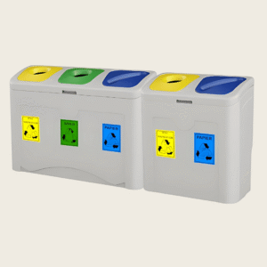 Pojemnik do segregacji odpadów Pento 5x50L