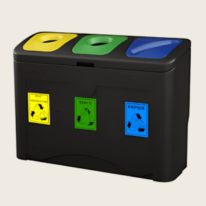 Pojemnik do segregacji odpadów Trio 3x50L