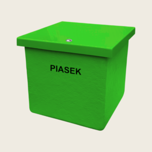 Pojemnik na piasek i sól 65L zielony