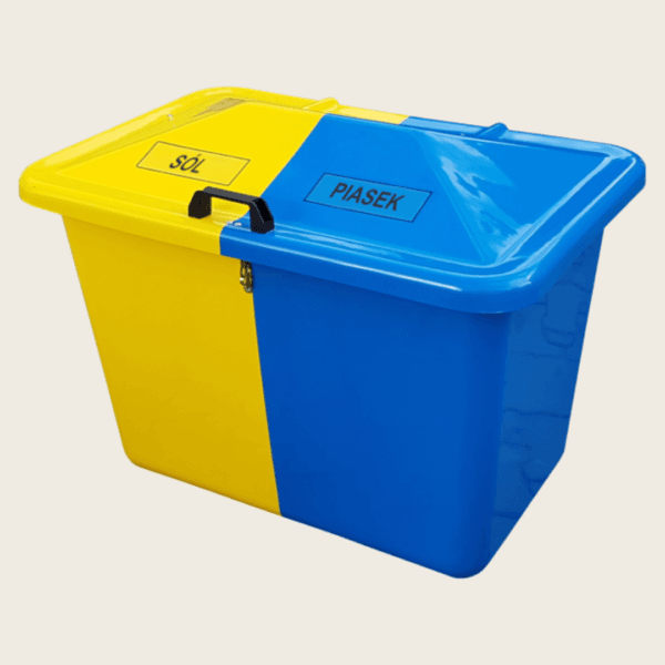 Pojemniki na piasek i sól dwudzielny 200L