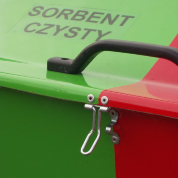 Pojemnik na sorbent czysty i zużyty 450L zamek