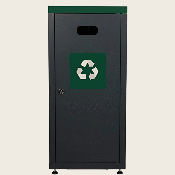 Kosz do segregacji 90L Caro Flat szkło