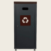 Kosz do segregacji 90L Caro Flat bio