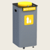 Kosz do segregacji Modular Bin 70L pokrywa z klapką w kolorze segregacji