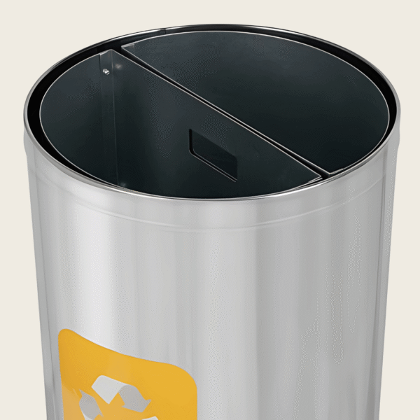 Podwójny kosz do segregacji Stream Bin Duo 2x25L wkłady