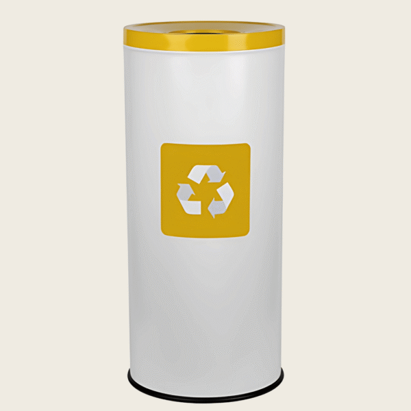 Pojedynczy kosz do segregacji Eko Nord 45L metal i plastik