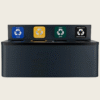 Stacja naścienna do segregacji Eko Wall Station 4x35L