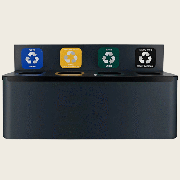 Stacja naścienna do segregacji Eko Wall Station 4x35L
