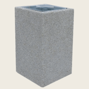 Kosz betonowy kwadratowy 70L Portico