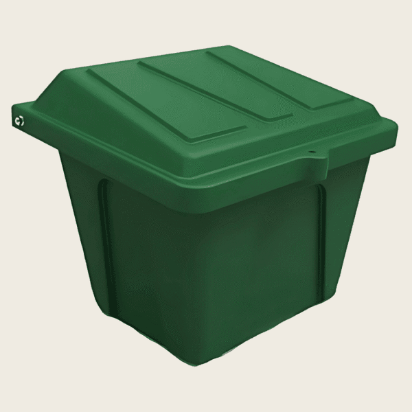 Pojemnik na piasek i sól 200L kolor zielony