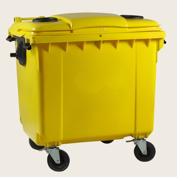 Pojemnik do segregacji plastiku 1100L ESE żółty Pojemnik do segregacji plastiku 1100L ESE żółty