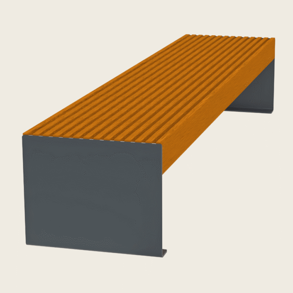 Nowoczesna ławka bez oparcia Alfa